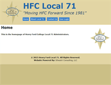 Tablet Screenshot of hfcc71.org